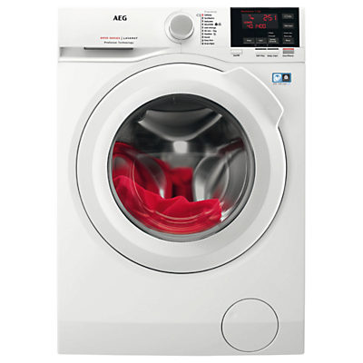 AEG L6FBG741R Freestanding Washing Machine, 7kg load, A+++ Energy Rating, 1400rpm Spin, White